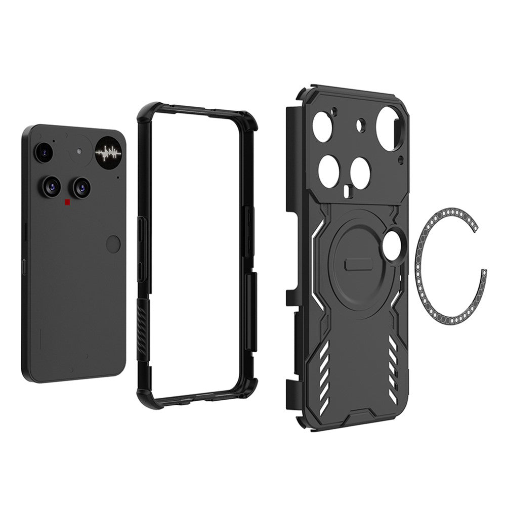Husa de protectie Techsuit ArmorMag compatibil cu Nothing Phone (3), Negru