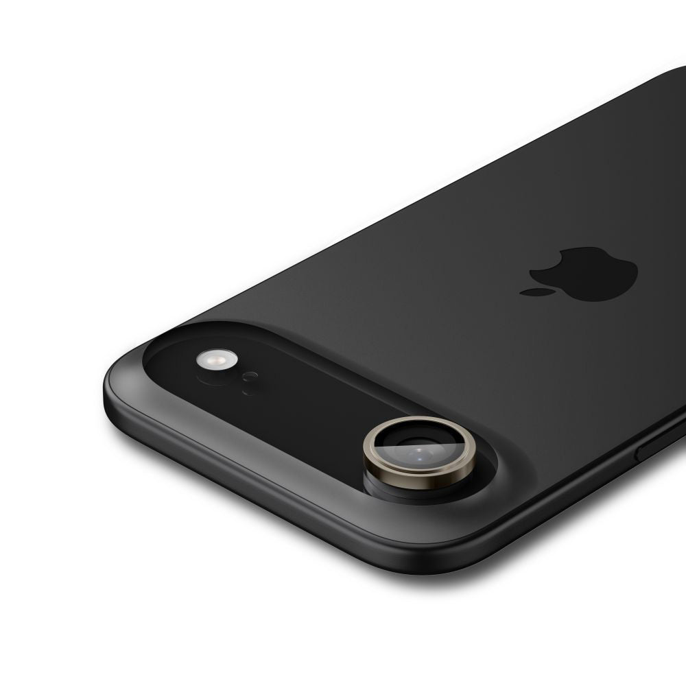 Folie de protectie Spigen (set de 2) Optik.tR EZ Fit Pro Camera Glass (AGL10131) compatibil cu iPhone 17 Air, Auriu