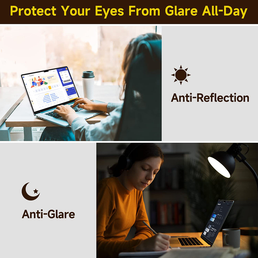 Husa de protectie MacBook Techsuit VisionProX Anti-Blue Light compatibil cu MacBook Air 13" (2018/2017/2020), Transparent Mat
