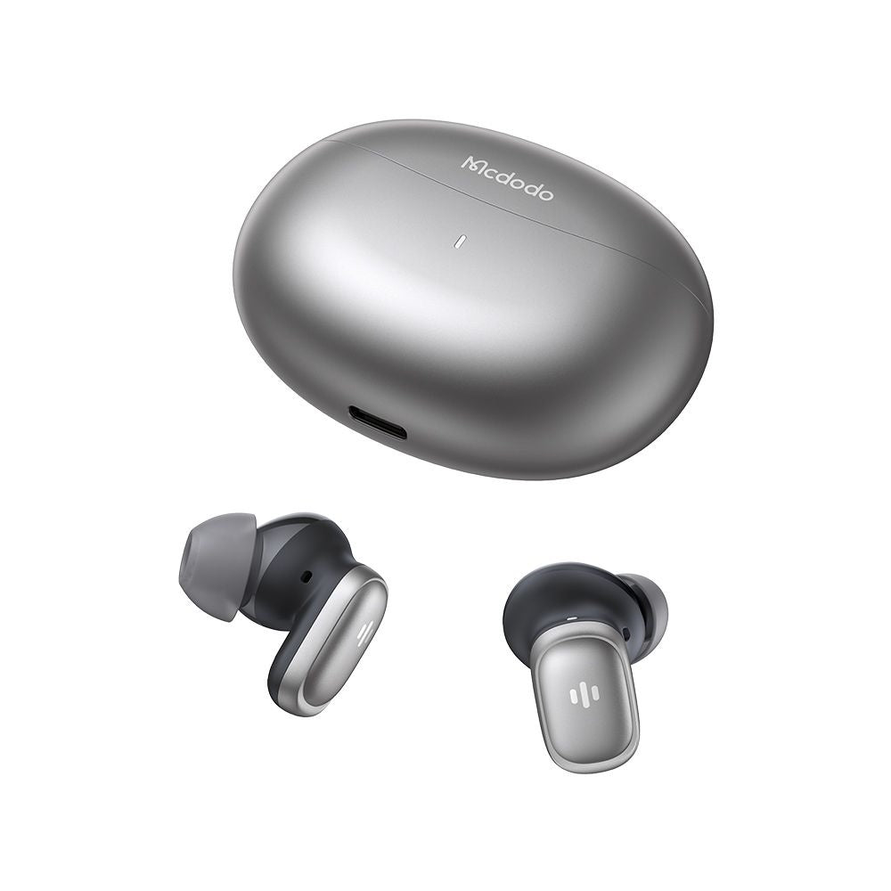 Casti Mcdodo Speak A01 Series (HP-8221), Bluetooth V5.4, ANC + ENC Technology, Argintiu