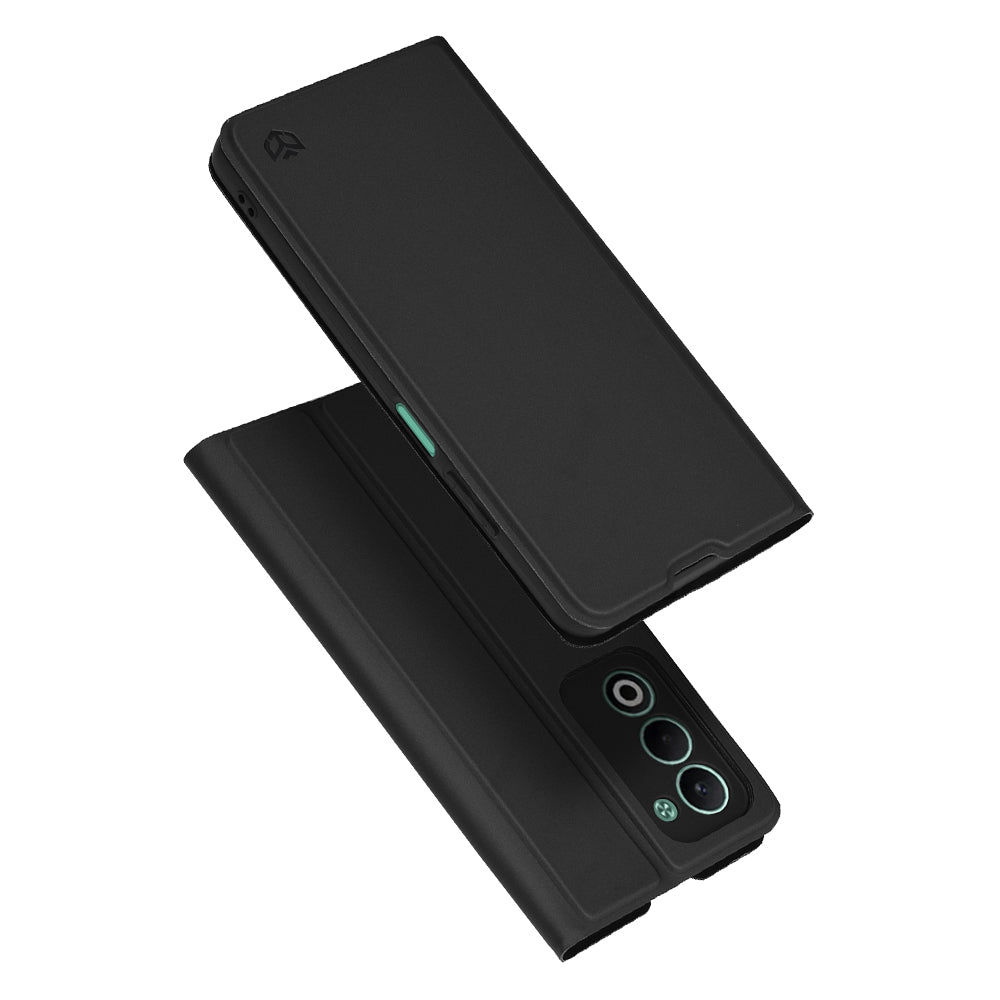 Husa de protectie Techsuit Magskin Book compatibil cu Oppo A5 4G / A5 5G, Negru