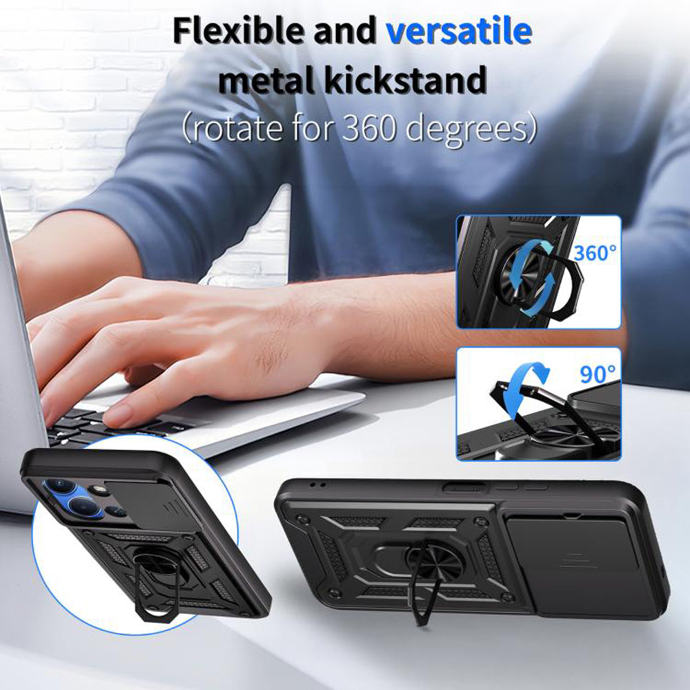 Husa de protectie Techsuit CamShield Series compatibil cu Xiaomi Redmi 15C 4G / Redmi 15C 5G, Negru