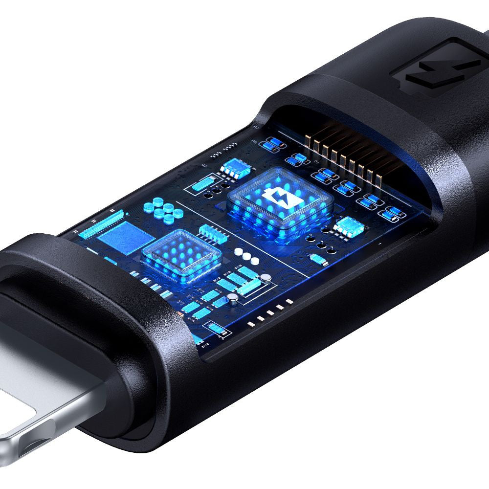 Cablu Mcdodo BAT Series (CA-5210), USB-C to Lightning, 36W, Digital Display, 1.2m, Negru