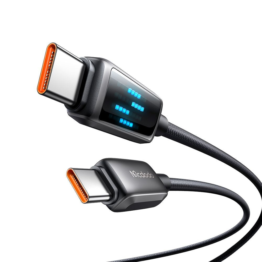 Cablu Mcdodo (CA-4250), USB-C to USB-C, 100W, LED Display, PD Fast Charging, 1.2m, Negru