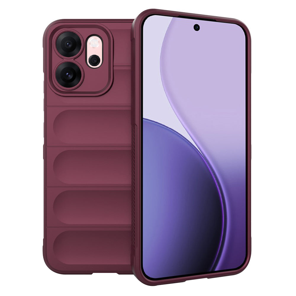 Husa de protectie Techsuit Magic Shield compatibil cu Oppo Reno14 F / Reno14 FS 5G, Bordo