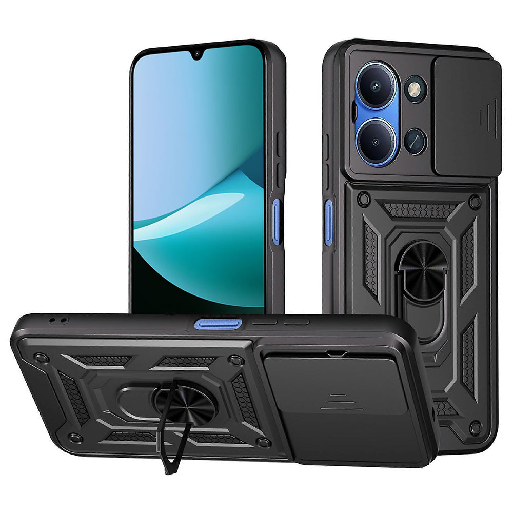 Husa de protectie Techsuit CamShield Series compatibil cu Xiaomi Redmi 15C 4G / Redmi 15C 5G, Negru