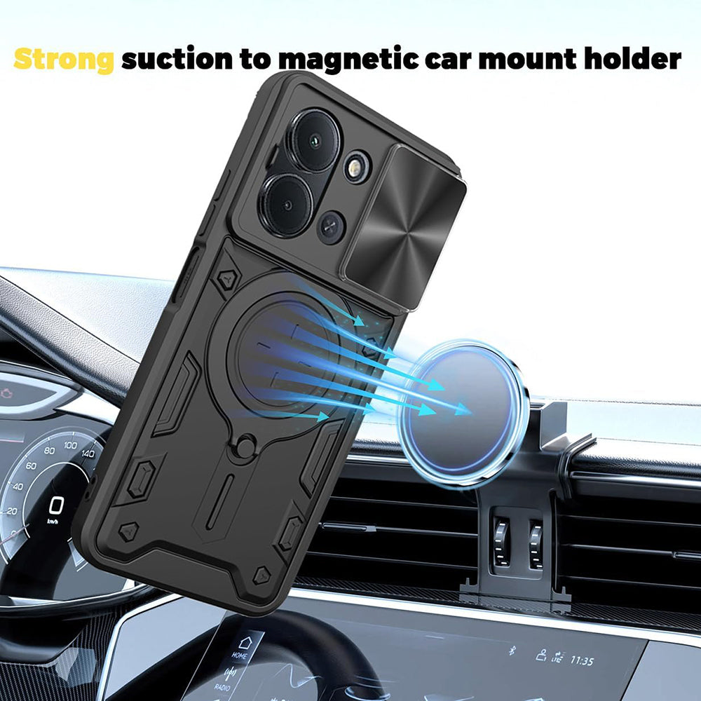 Husa de protectie Techsuit CamGuard Pro compatibil cu Xiaomi Redmi 15C 4G / Redmi 15C 5G, Albastru