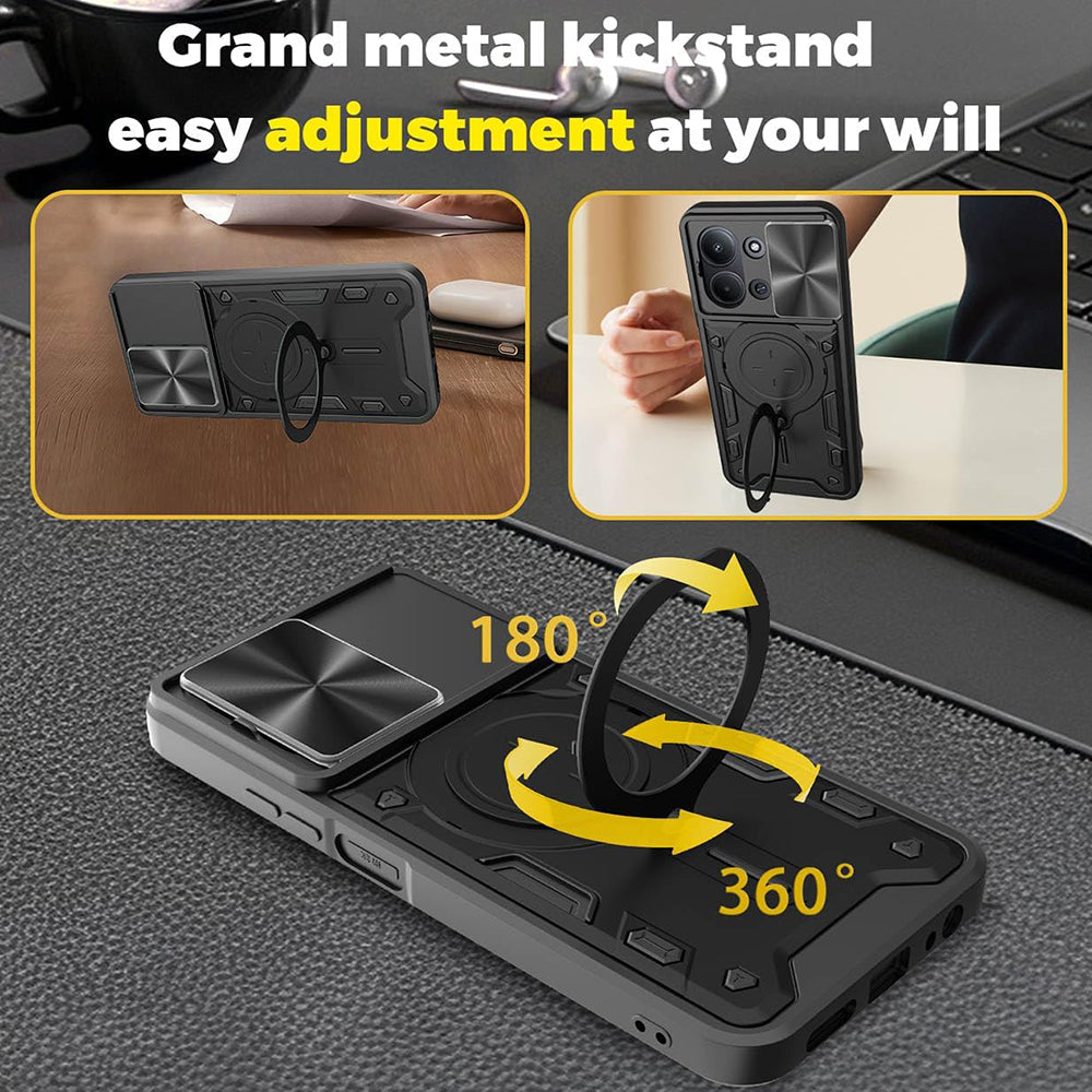 Husa de protectie Techsuit CamGuard Pro compatibil cu Xiaomi Redmi 15C 4G / Redmi 15C 5G, Albastru