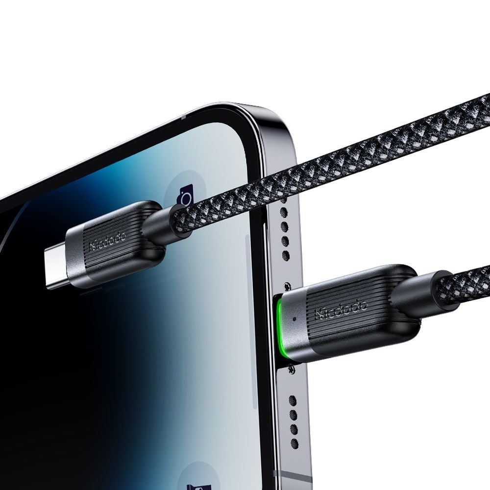 Cablu Mcdodo Self-Winding Series (CA-2010), USB-C to Lightning, 36W, 1.2m, Negru