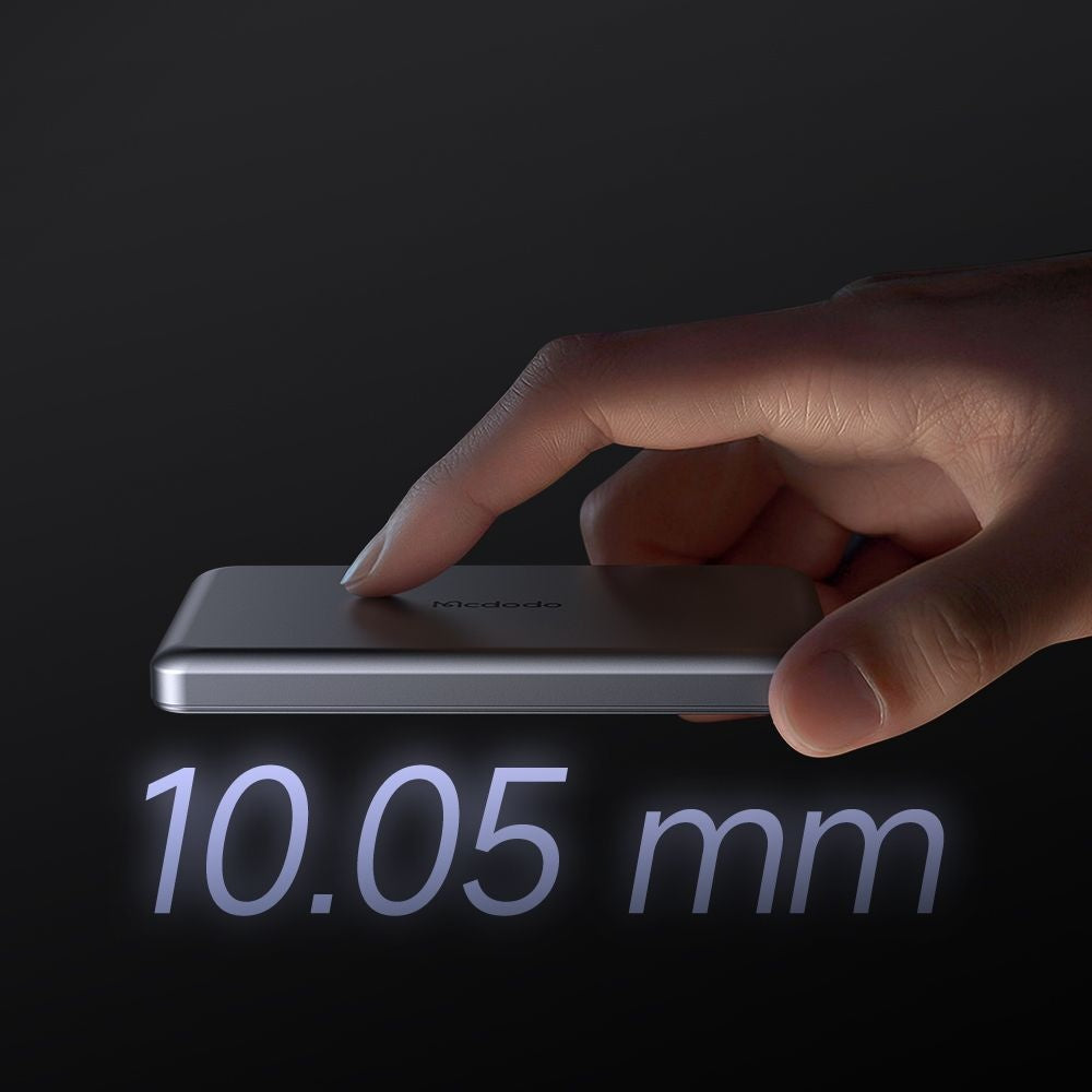 Baterie externa Mcdodo Magnetic Meta Series (MC-4641), 5000mAh, 20W, Ultra-Thin Design, Negru