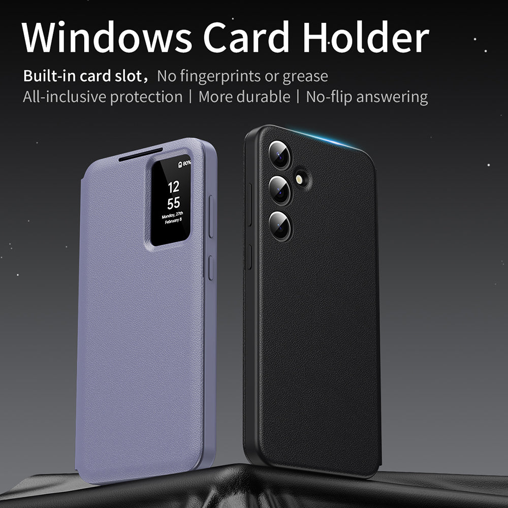Husa de protectie Techsuit SmartView Series compatibil cu Samsung Galaxy A16 4G / A16 5G, Negru
