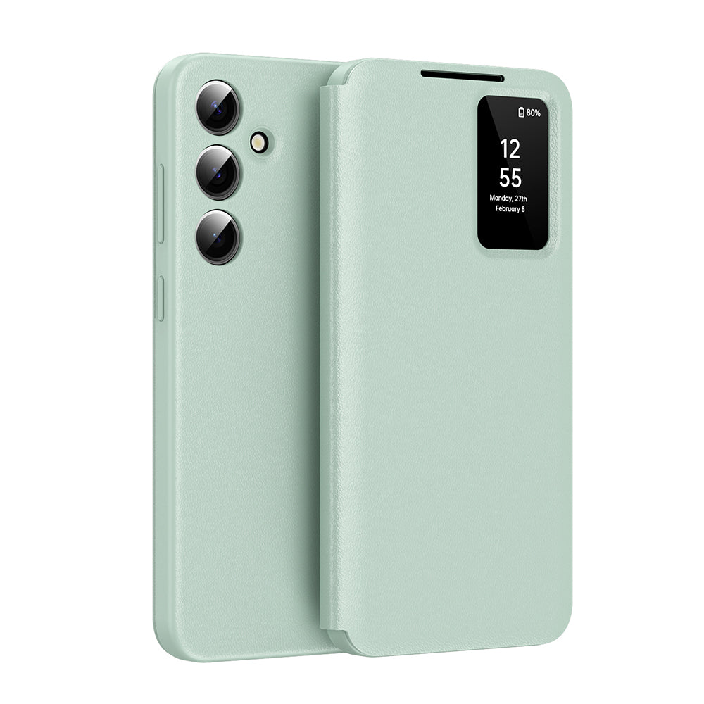 Husa de protectie Techsuit SmartView Series compatibil cu Samsung Galaxy S25 FE, Verde