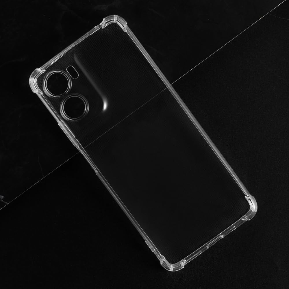 Husa de protectie Techsuit Shockproof Clear Silicone compatibil cu Motorola Moto G06, Transparent