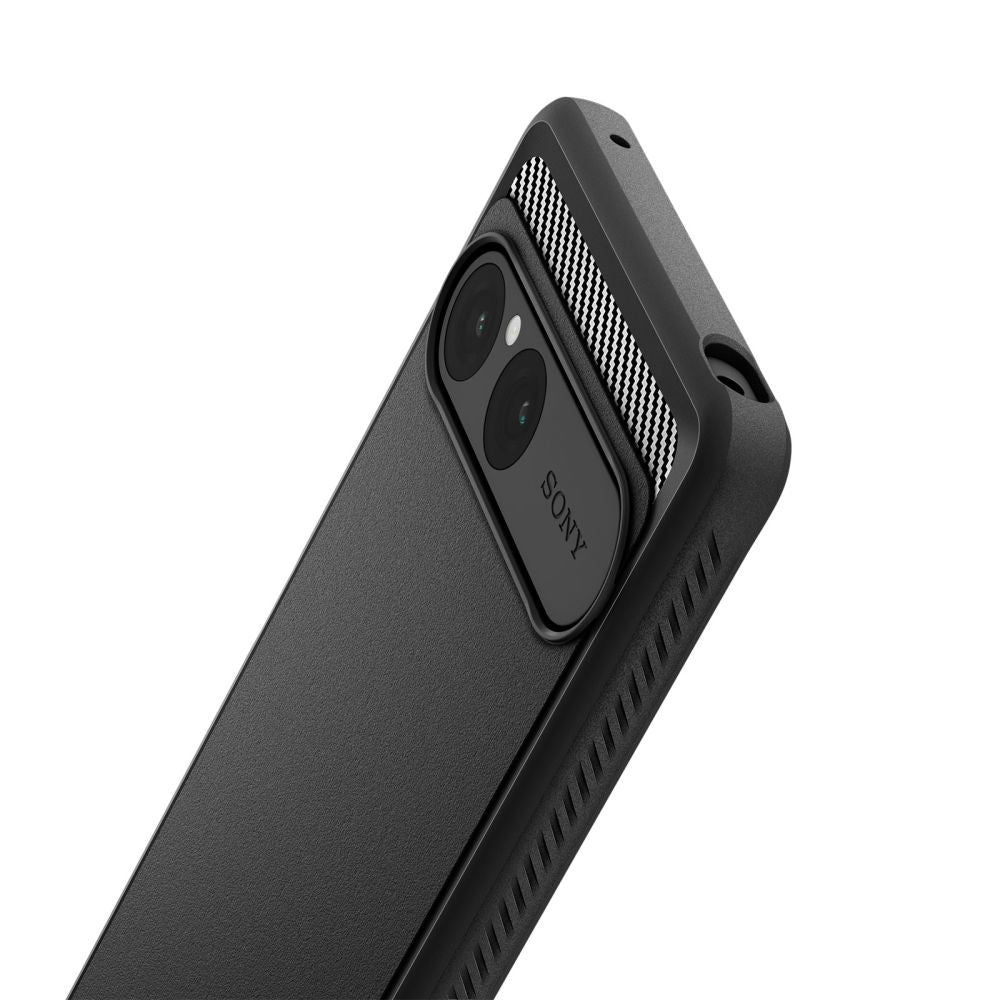 Husă Spigen Rugged Armor neagră pentru Sony Xperia 10 VII