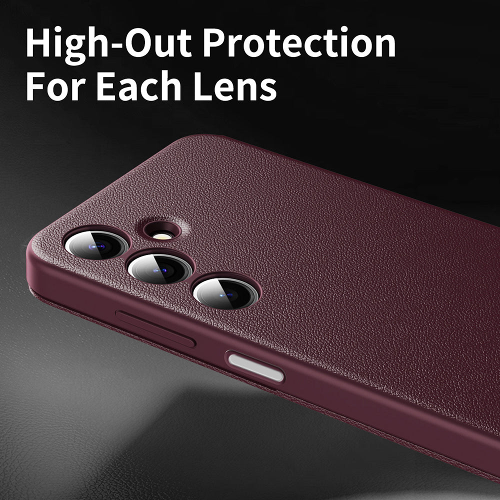 Husa de protectie Techsuit SmartView Series compatibil cu Samsung Galaxy A17 5G / A17 4G / A26 5G / M17 / F17, Rosu