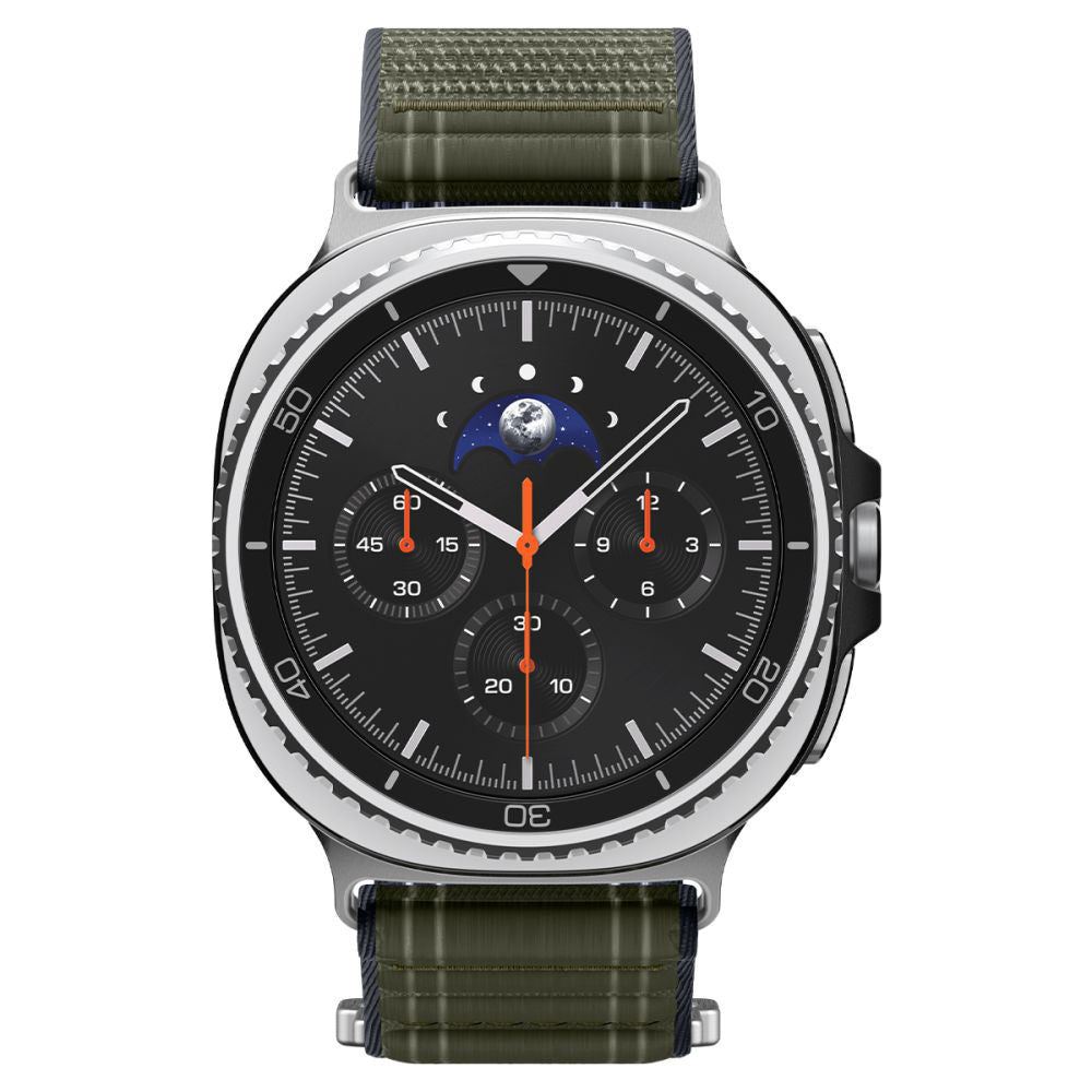 Curea smartwatch Spigen Watchband WBF0 (AMP10154) compatibil cu Samsung Galaxy Watch8 40mm/Watch8 44mm/Watch8 Classic, Verde