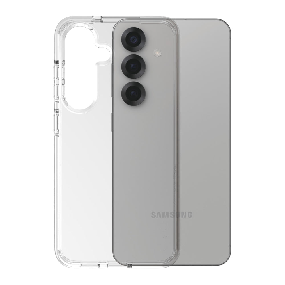 Husa de protectie PanzerGlass® CARE Flagship Urban Combat compatibil cu Samsung Galaxy S25, Transparent