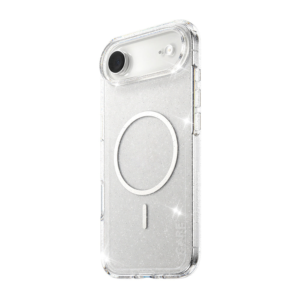 Husa de protectie PanzerGlass® CARE Flagship Urban Explorer Star Lit White MagSafe compatibil cu iPhone 17 Air, Transparent