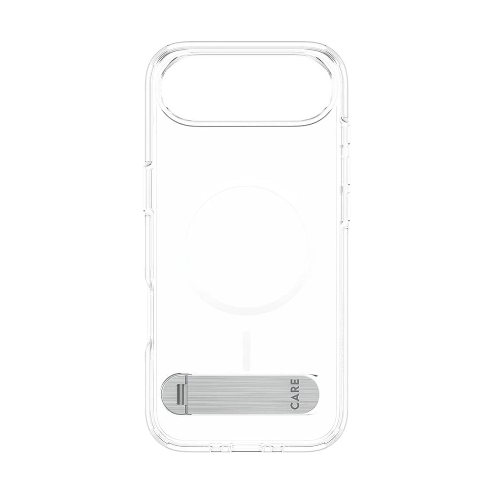 Husa de protectie PanzerGlass® CARE Feature Kickstand MagSafe compatibil cu iPhone 17 Air, Transparent