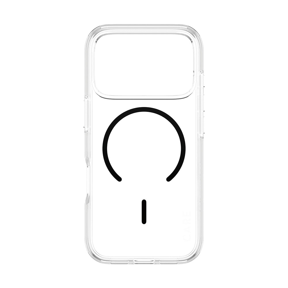 Husa de protectie PanzerGlass® CARE Flagship Urban Explorer Black MagSafe compatibil cu iPhone 17 Pro, Transparent