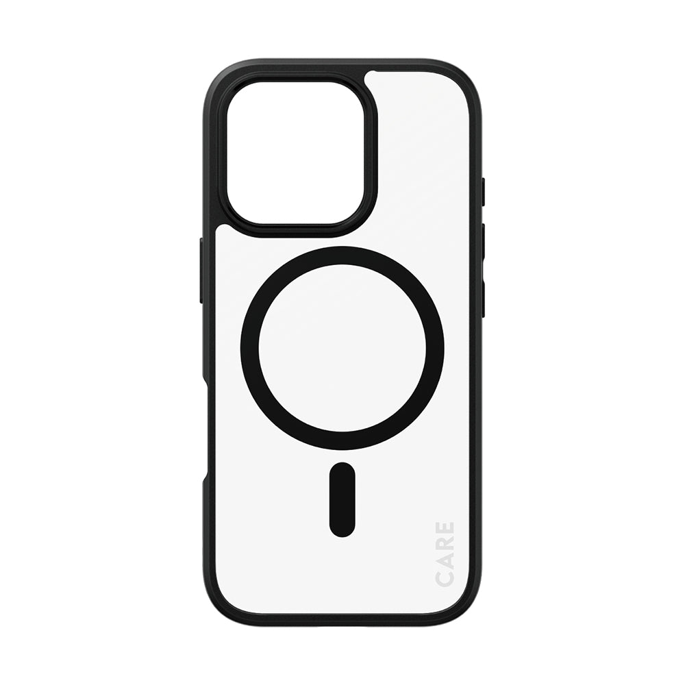 Husa de protectie PanzerGlass® CARE Flagship Urban Combat Black MagSafe compatibil cu iPhone 16 Pro, Negru