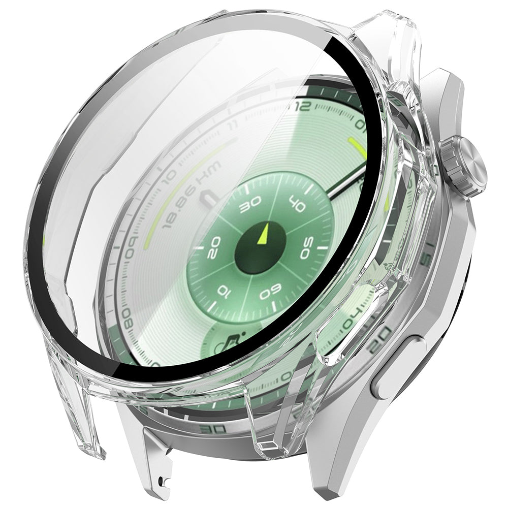 Folie de protectie smartwatch Techsuit Defense360 Pro + Screen Protector compatibil cu Huawei Watch GT 6 46mm, Transparent