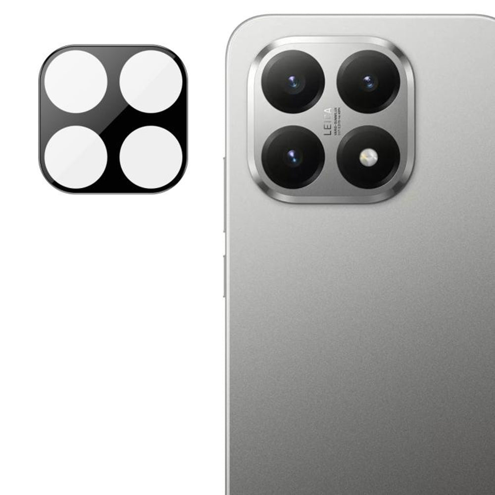Folie de protectie Techsuit Full Camera Glass compatibil cu Xiaomi 15T, Negru