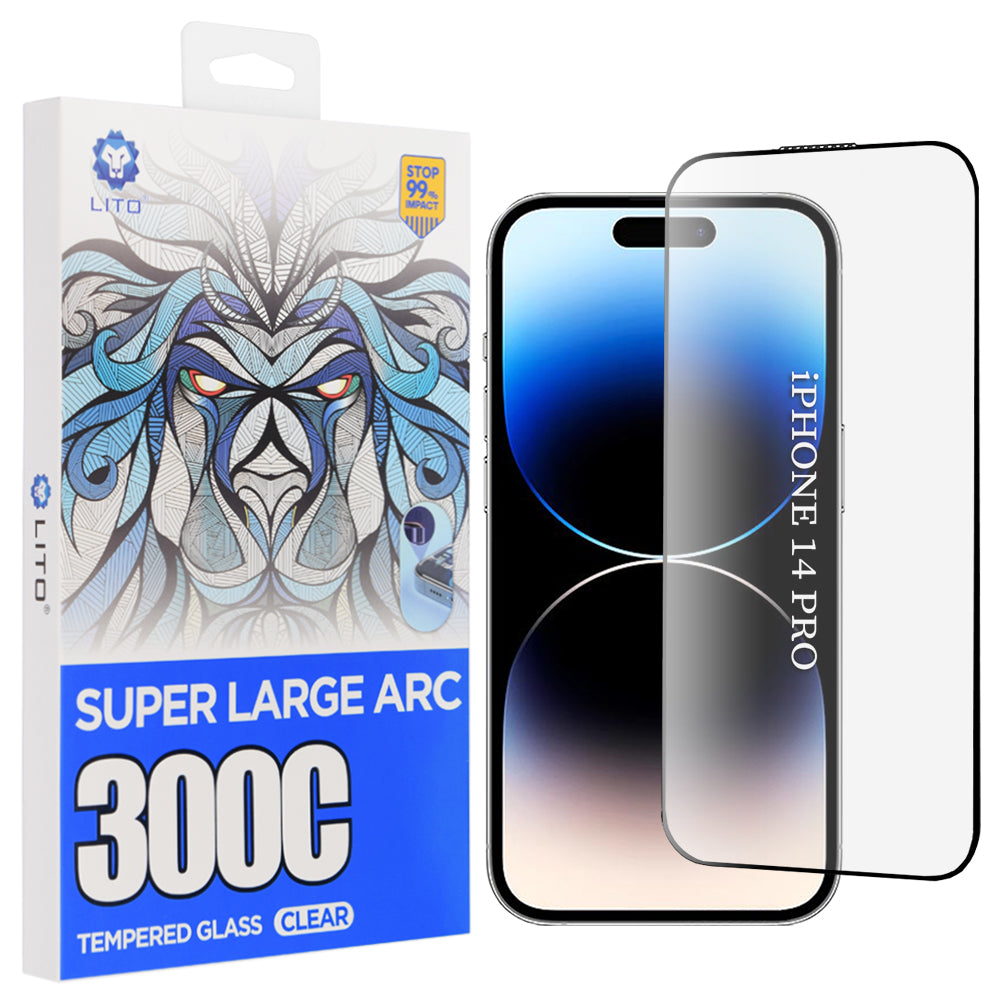 Folie de protectie Lito D+ Max 300C compatibil cu iPhone 14 Pro, Transparent