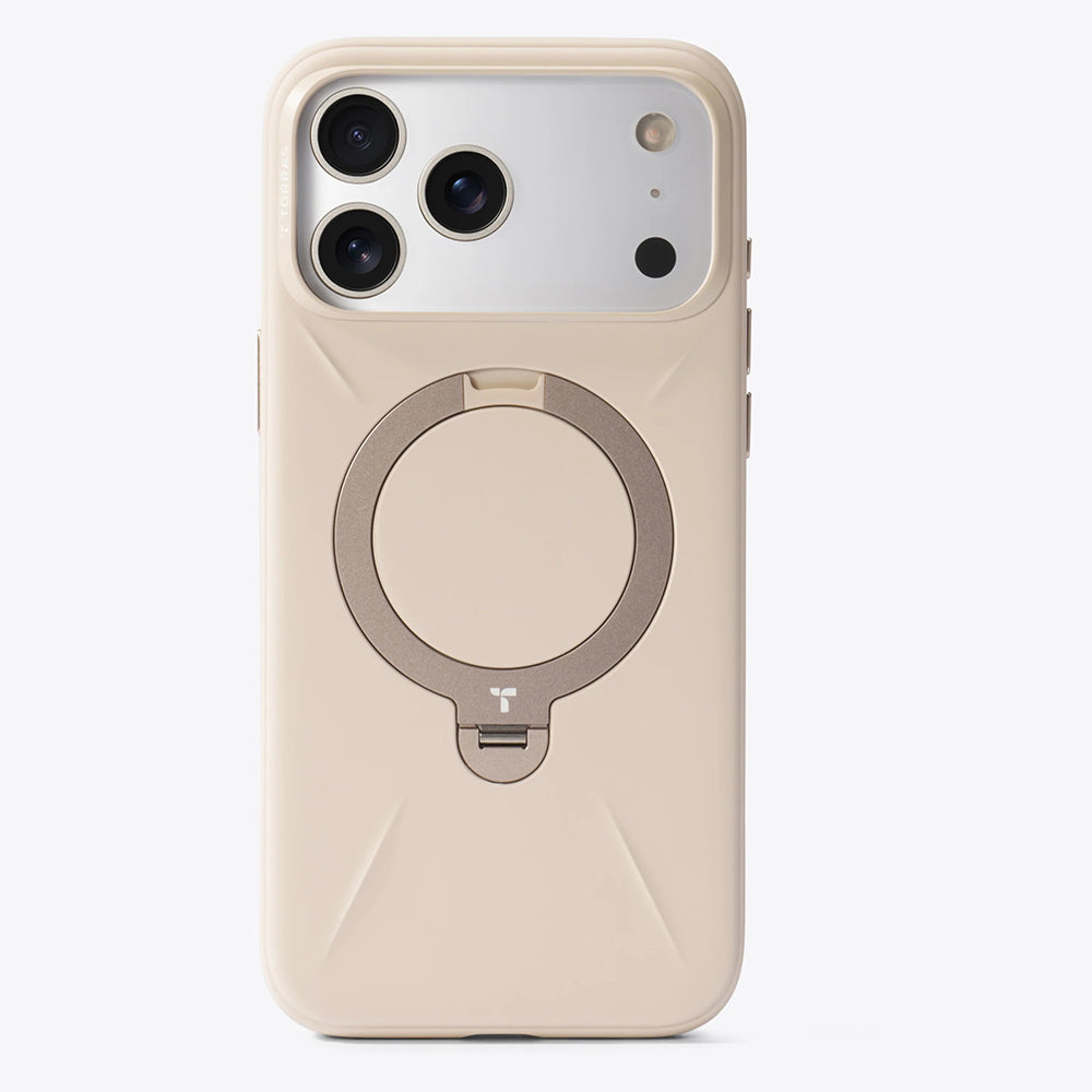 Husa de protectie Torras QPRO Silicone Series compatibil cu iPhone 17 Pro, Dessert Gold