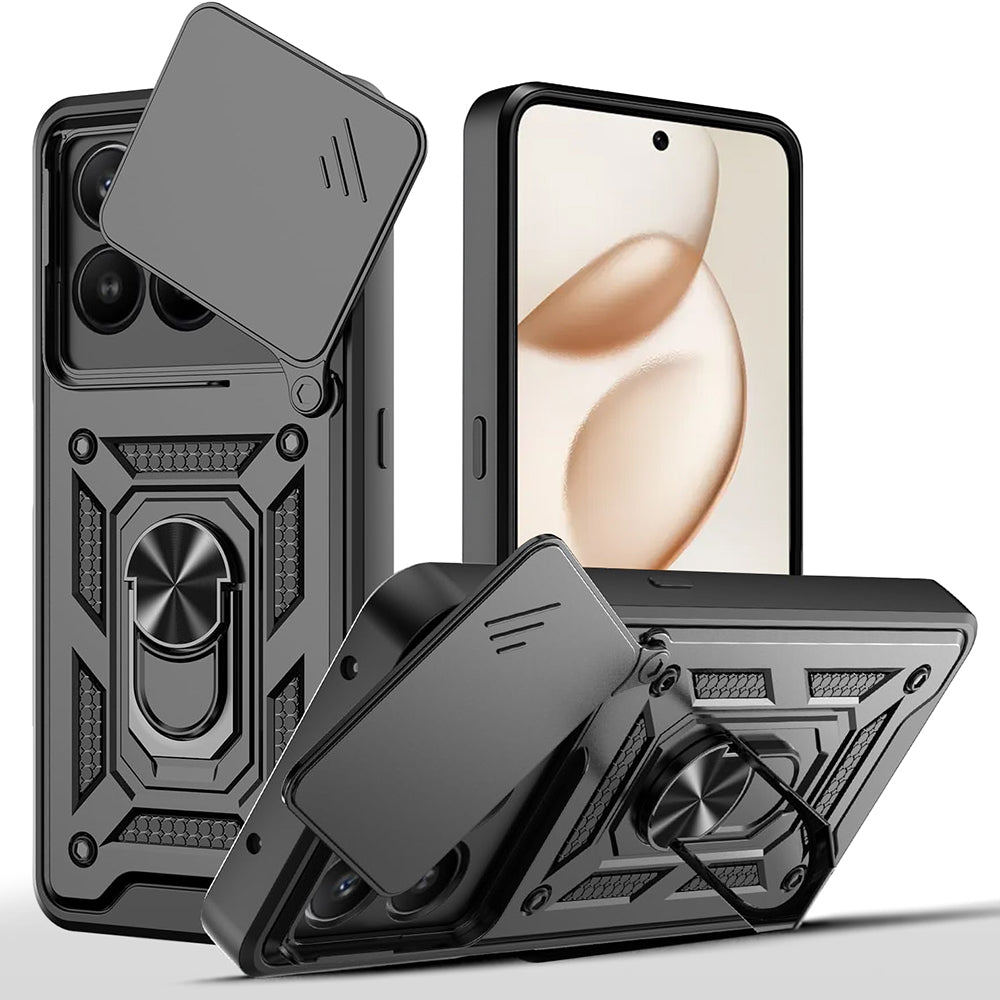 Husa de protectie Techsuit CamShield Series compatibil cu Honor 400 Smart 5G / 400 Smart 4G / X7d 4G, Negru
