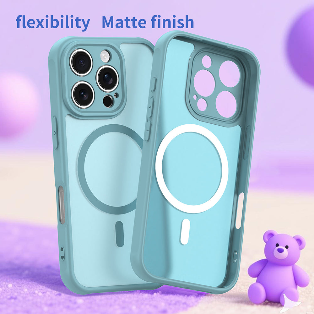 Husa de protectie Techsuit HaloFrost II MagSafe compatibil cu iPhone 16 Pro, Verde Menta