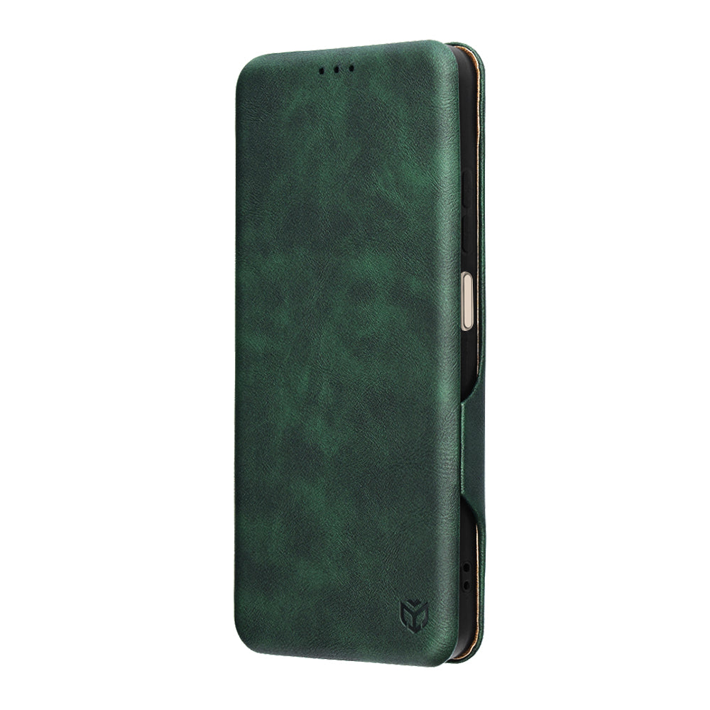 Husa de protectie Techsuit Safe Wallet Plus compatibil cu Xiaomi Redmi A5 4G (Standard), Verde