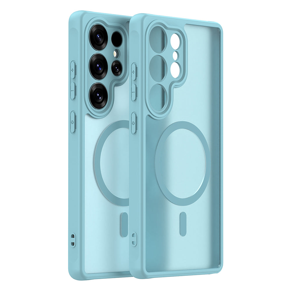 Husa de protectie Techsuit HaloFrost II MagSafe compatibil cu Samsung Galaxy S25 Ultra, Verde Menta