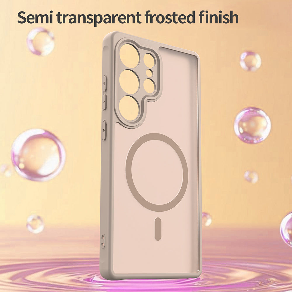 Husa de protectie Techsuit HaloFrost II MagSafe compatibil cu Samsung Galaxy S25 Ultra, Auriu