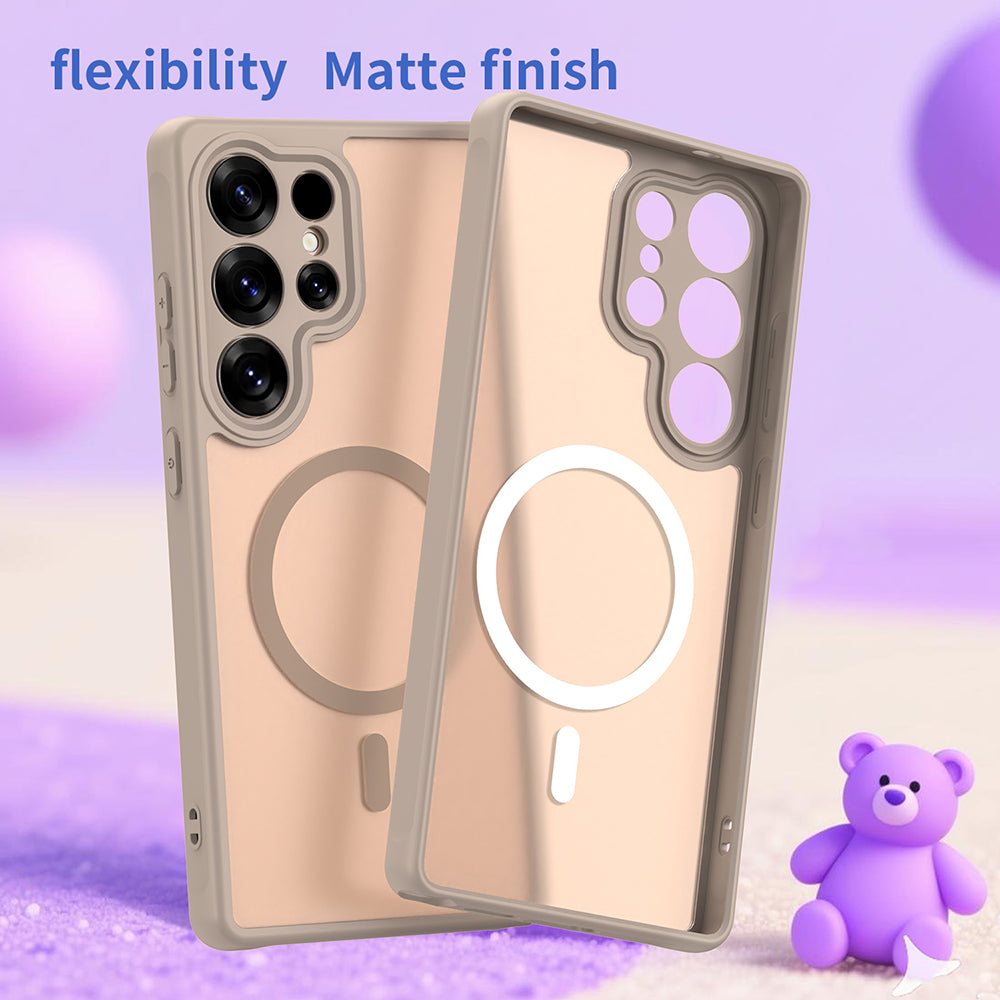 Husa de protectie Techsuit HaloFrost II MagSafe compatibil cu Samsung Galaxy S25 Ultra, Auriu