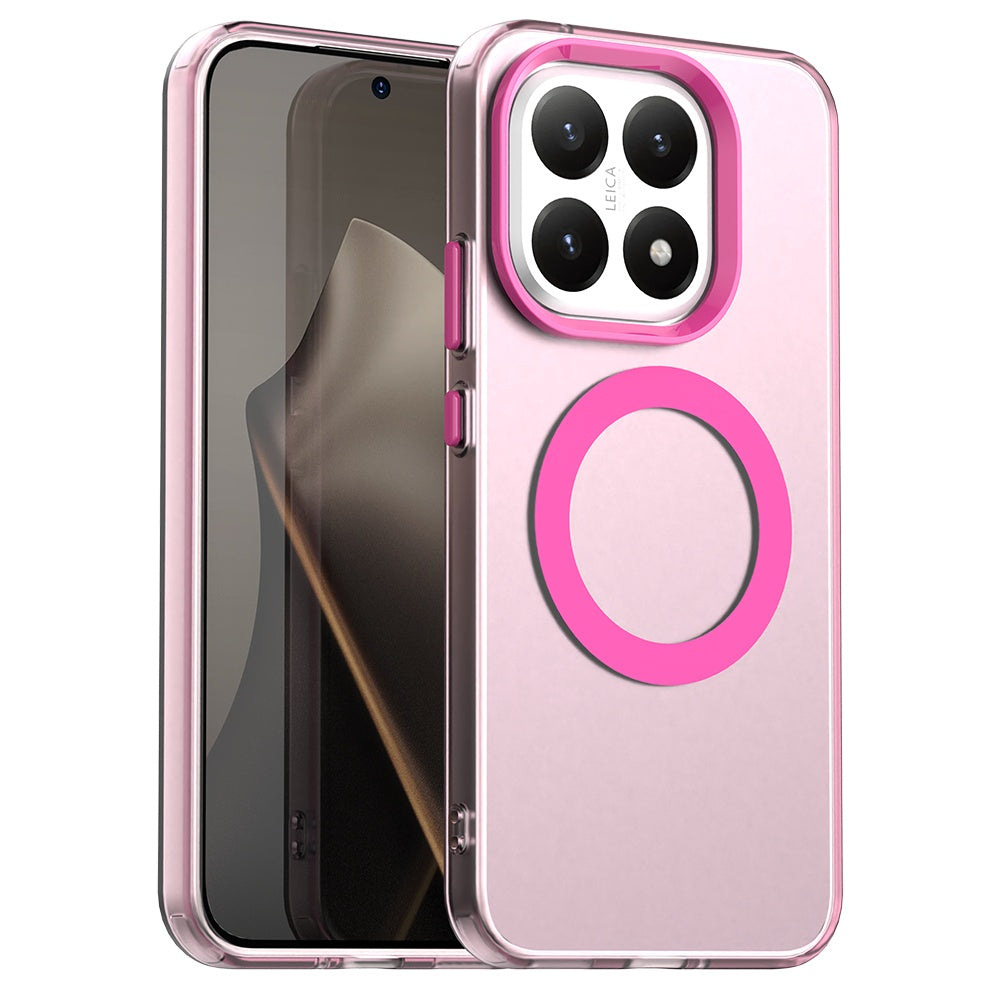 Husa de protectie Techsuit CandyCase MagSafe compatibil cu Xiaomi 15T, Roz