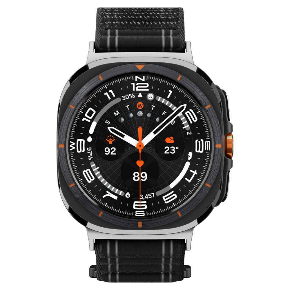 Curea smartwatch Spigen Watchband WBF0 (AMP10146) compatibil cu Samsung Galaxy Watch Ultra 47mm, Negru