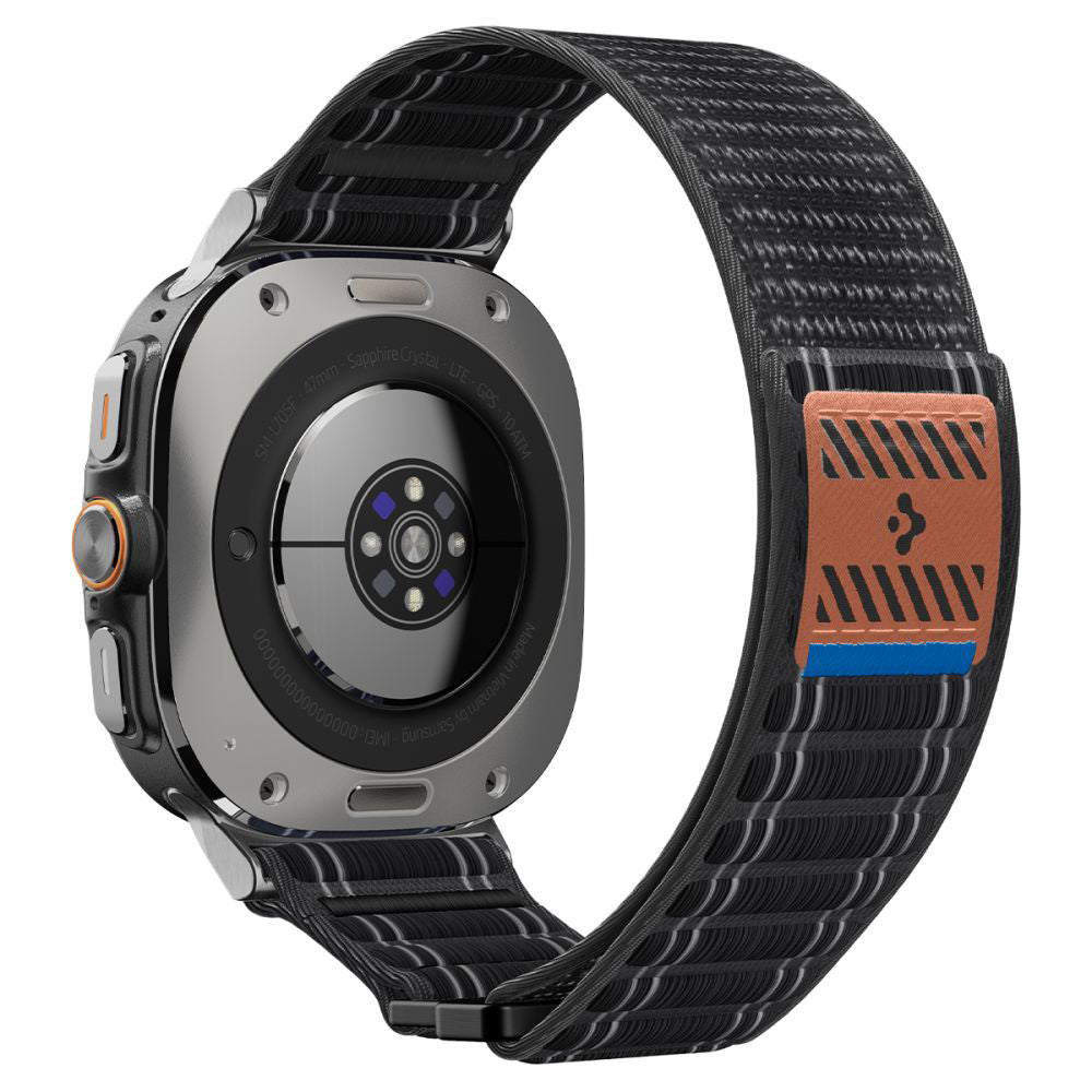 Curea smartwatch Spigen Watchband WBF0 (AMP10146) compatibil cu Samsung Galaxy Watch Ultra 47mm, Negru