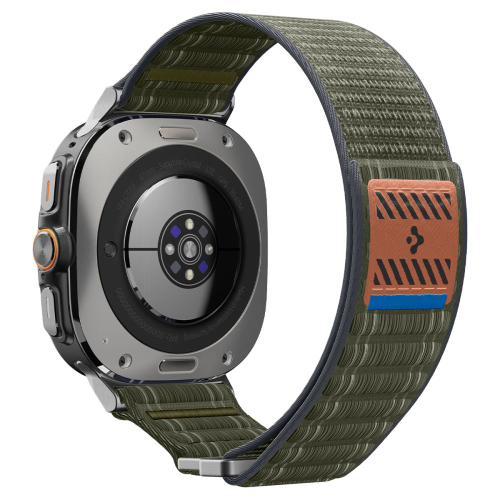 Curea smartwatch Spigen Watchband WBF0 (AMP10147) compatibil cu Samsung Galaxy Watch Ultra 47mm, Verde