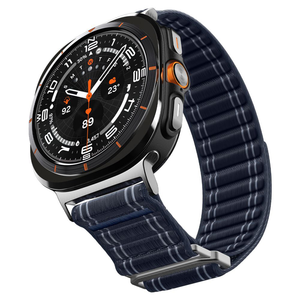 Curea smartwatch Spigen Watchband WBF0 (AMP10148) compatibil cu Samsung Galaxy Watch Ultra 47mm, Bleumarin