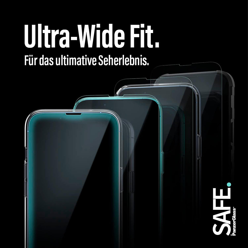 Folie de protectie PanzerGlass® SAFE. Ultra-Wide Fit w. EasyAligner compatibil cu iPhone 17 Pro Max, Transparent