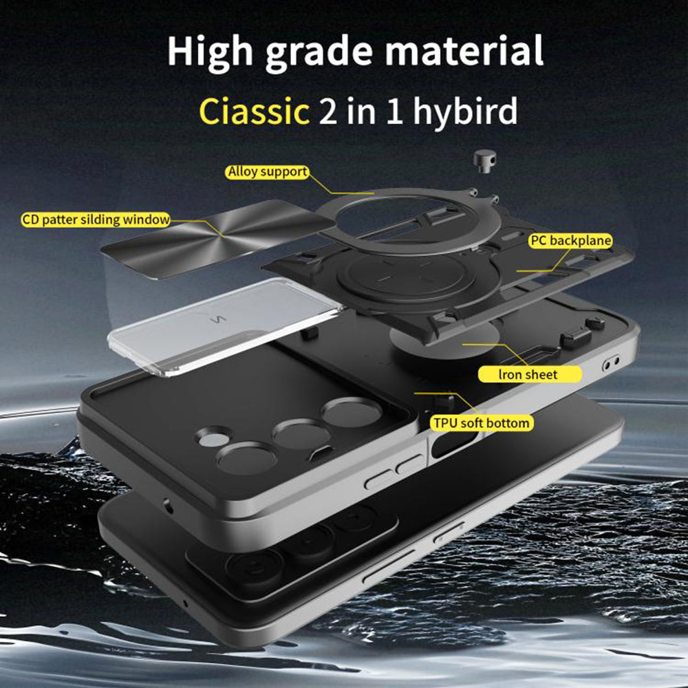 Husa de protectie Techsuit CamGuard Pro compatibil cu Xiaomi Redmi 15 4G / Redmi 15 5G, Mov