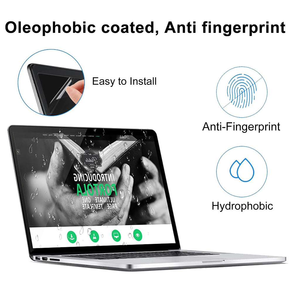 Husa de protectie MacBook Techsuit VisionProX Anti-Blue Light compatibil cu MacBook Air 13" 2024, Transparent