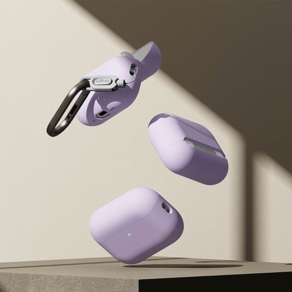 Casti Ringke Silicone, Apple AirPods Pro 3, Mov Deschis