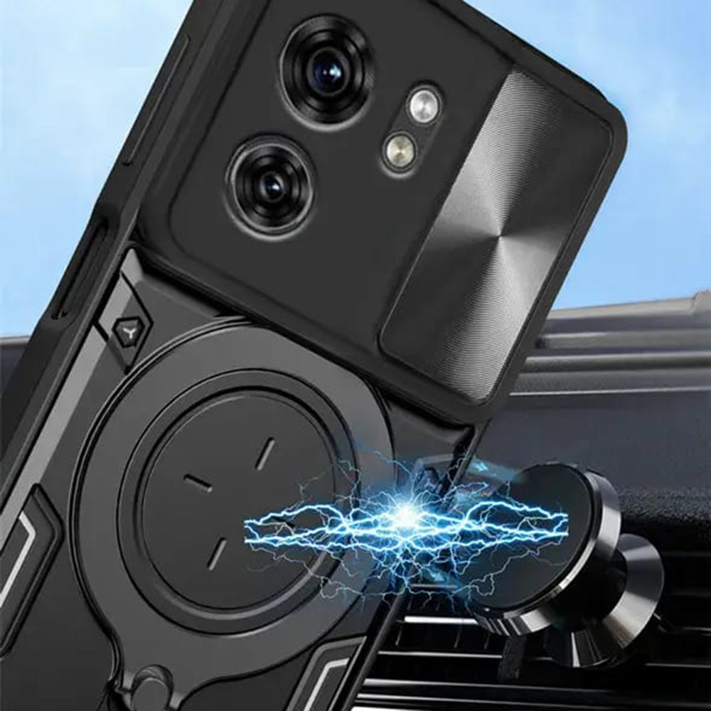 Husa de protectie Techsuit CamGuard Pro compatibil cu Honor 400 Smart 5G / 400 Smart 4G / X7d 4G, Roz Auriu