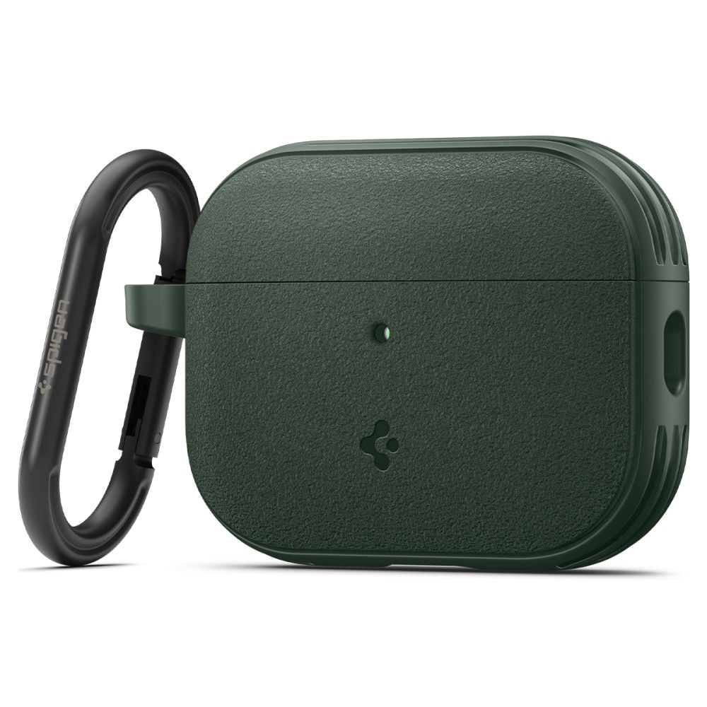 Casti Spigen Protection Case Vault (ACS09827), for Apple AirPods Pro 3, Air Space Technology, Aluminum Holder, Bleumarin Green