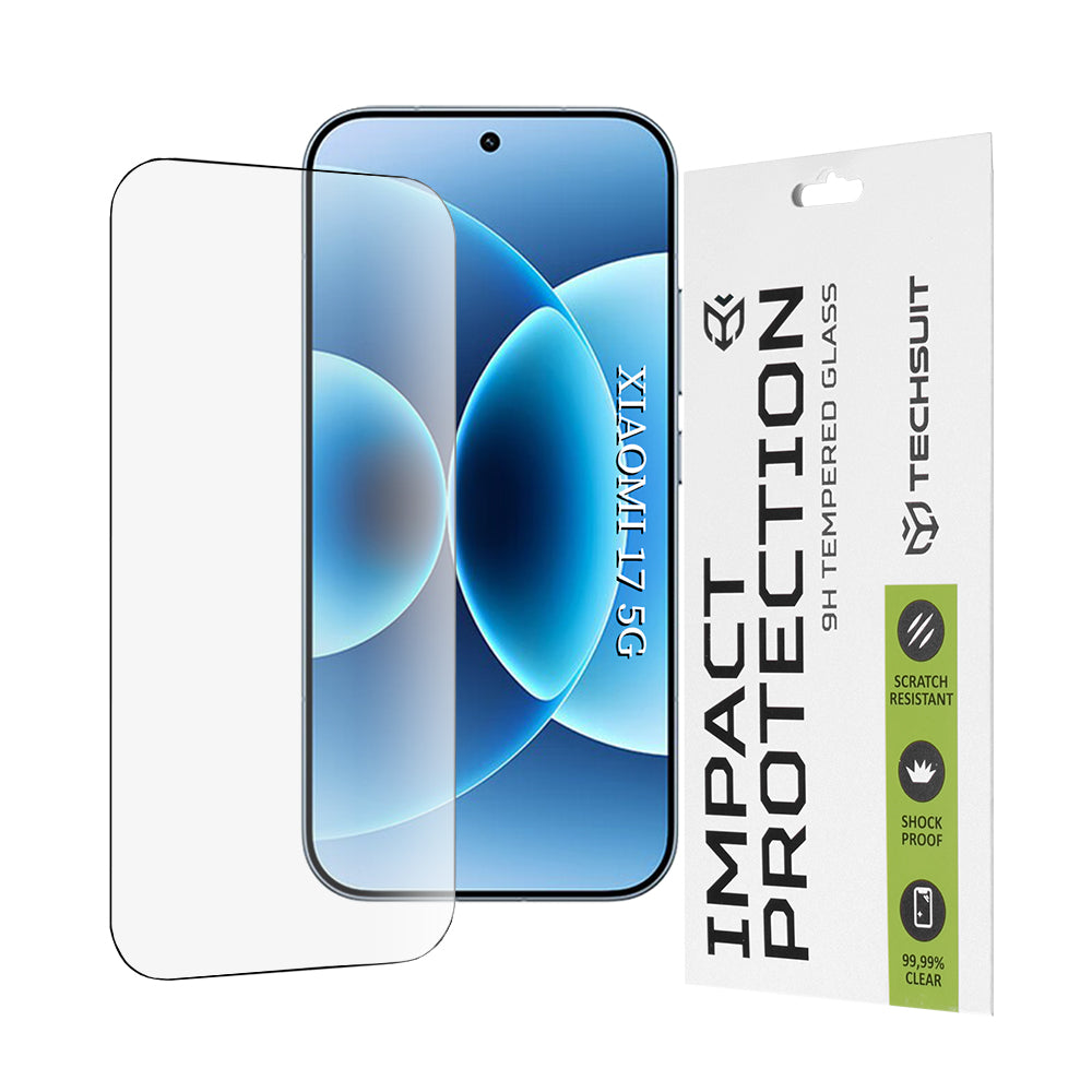 Folie de protectie Techsuit 111D Full Cover / Full Glue Glass compatibil cu Xiaomi 17, Negru