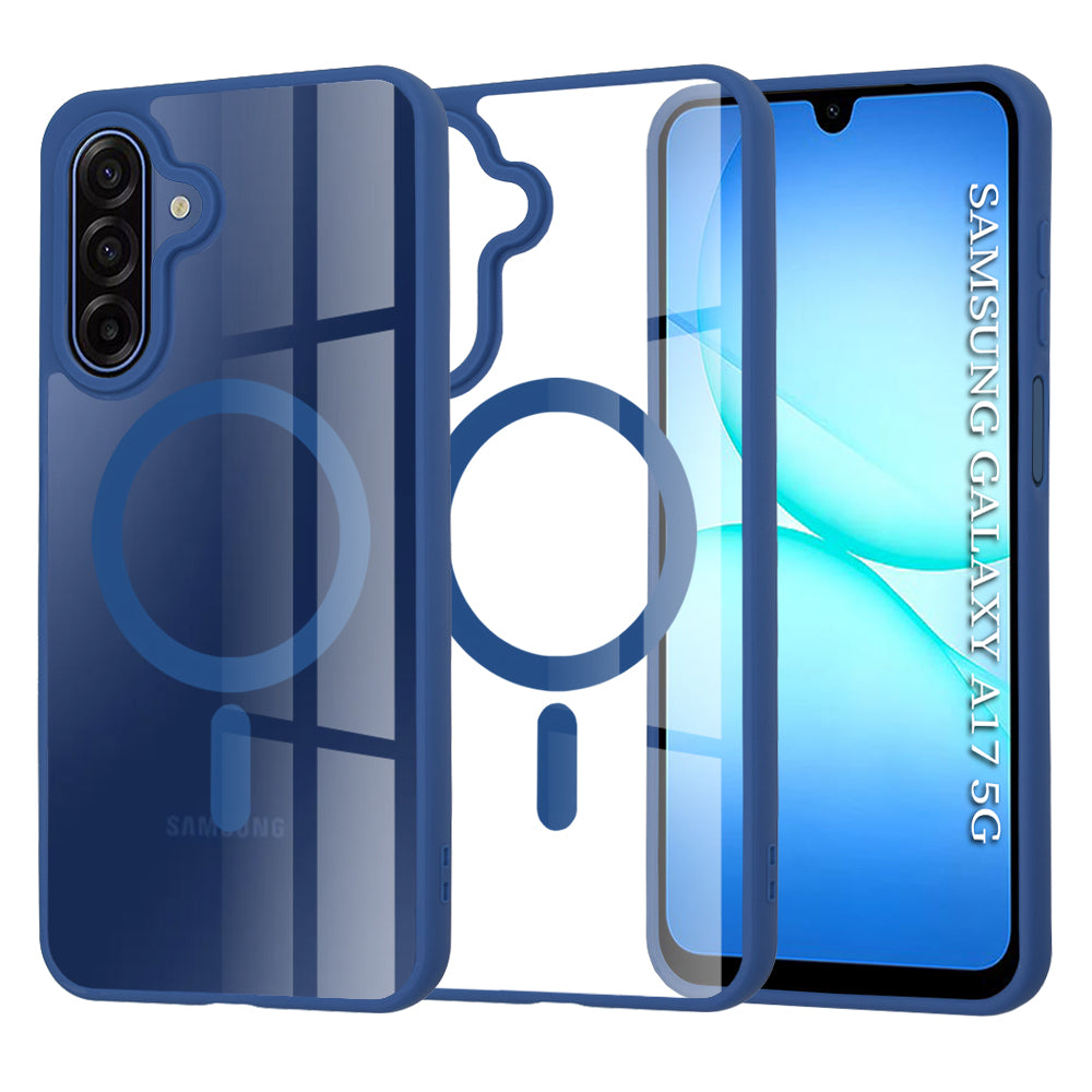 Husa de protectie Techsuit MagSafe Pro compatibil cu Samsung Galaxy A17 5G / A17 4G / M17 / F17, Albastru