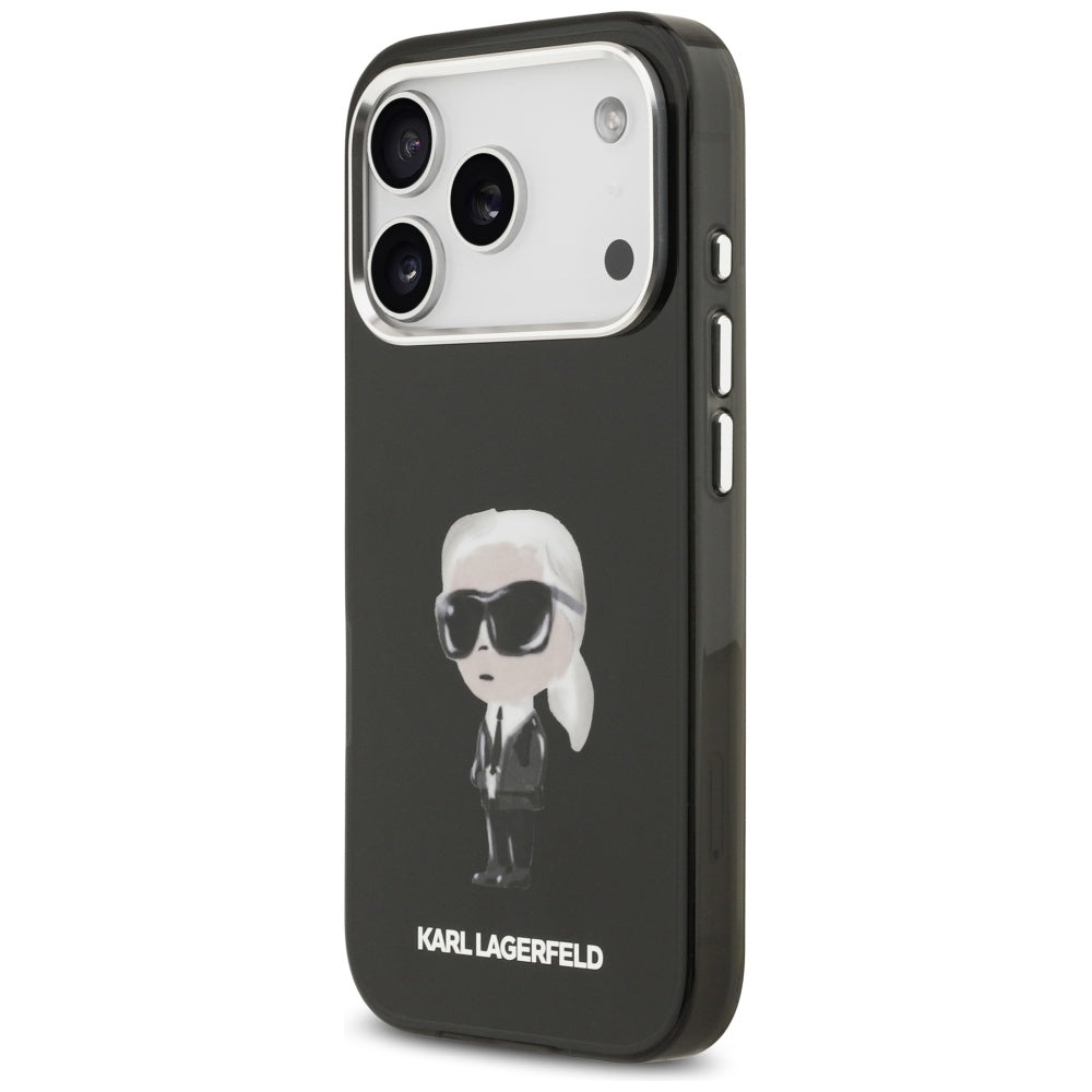 Husa de protectie Karl Lagerfeld IML Aquarelle MagSafe (KLHMP17LHMKIAQOK) compatibil cu iPhone 17 Pro, Karl Ikonik