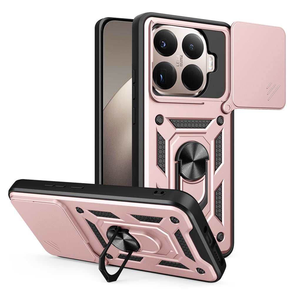 Husa de protectie Techsuit CamShield Series compatibil cu Xiaomi 15T Pro, Roz Auriu